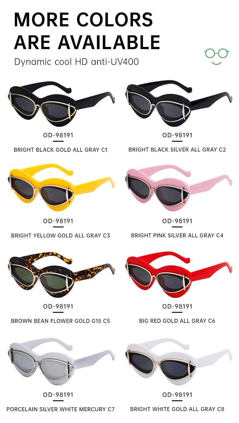 Elusive Lula - Sexy Cat Eye luxury Sunglasses