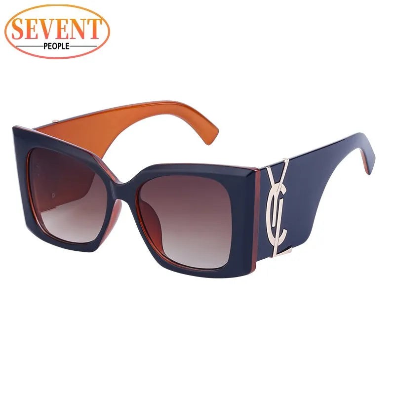 Sherry Shadow - Cat Eye Luxury Brand Designer Big Frame Sunglass