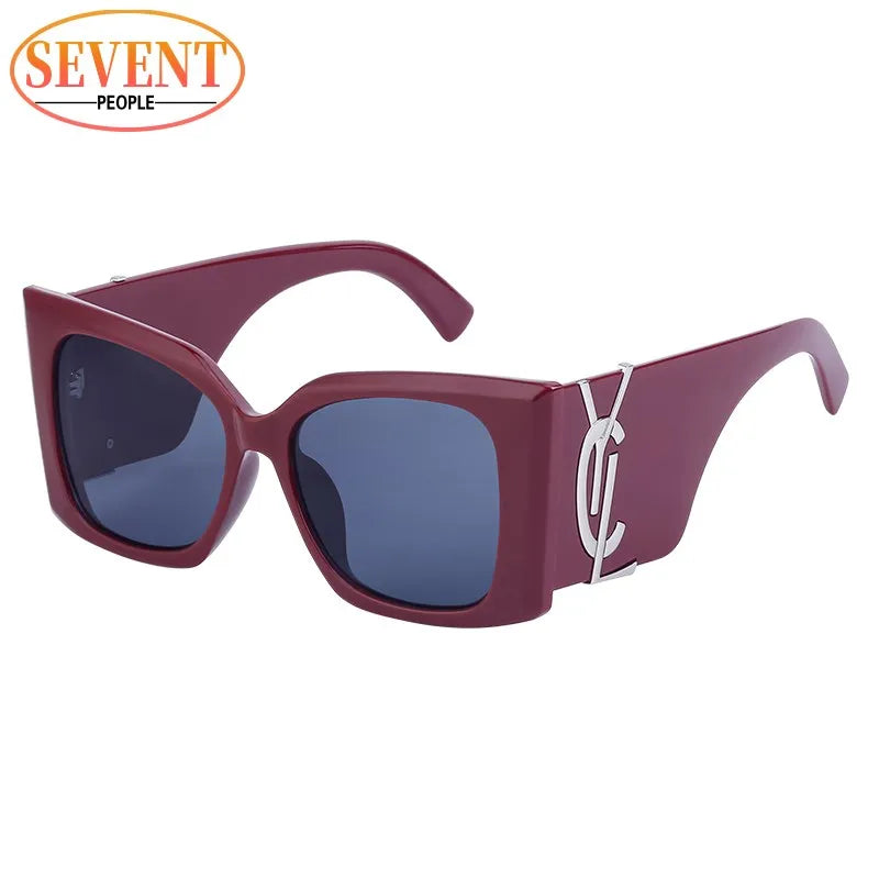 Sherry Shadow - Cat Eye Luxury Brand Designer Big Frame Sunglass