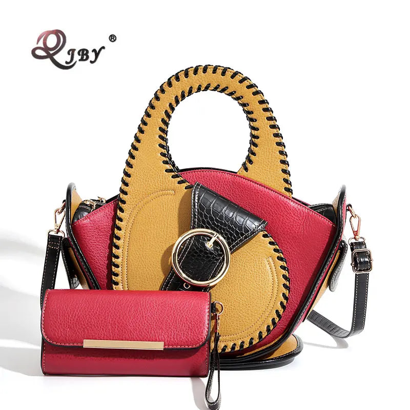 Matrix -  Woman High-end Leather Large Capacity Handbag