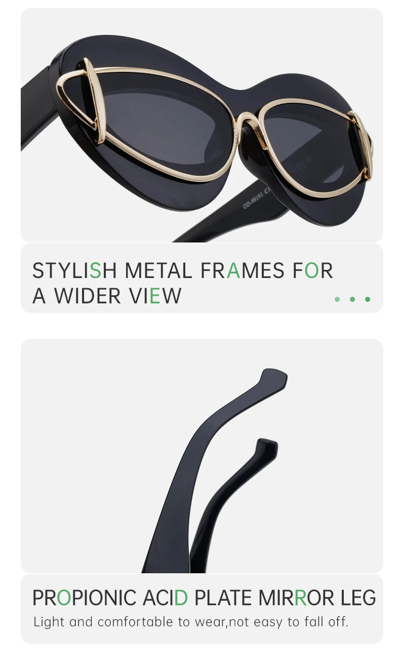 Elusive Lula - Sexy Cat Eye luxury Sunglasses