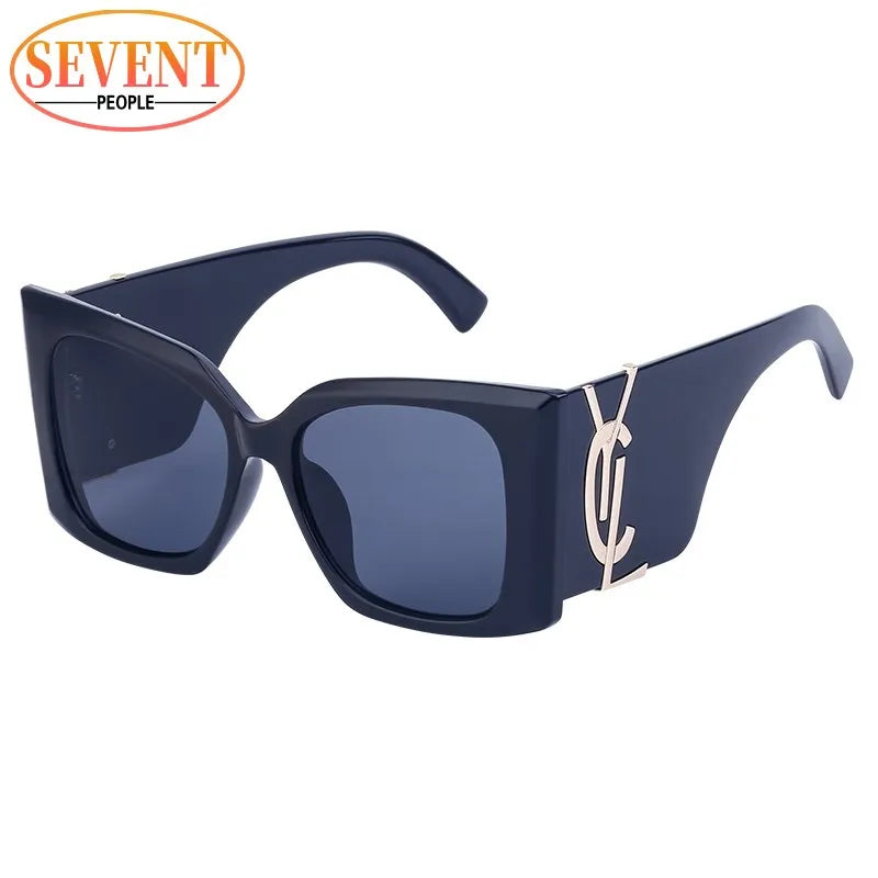 Sherry Shadow - Cat Eye Luxury Brand Designer  Big Frame Sunglass