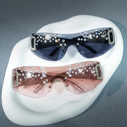 Diva Diana - Rhinestone Designer Fashion Sunglasses