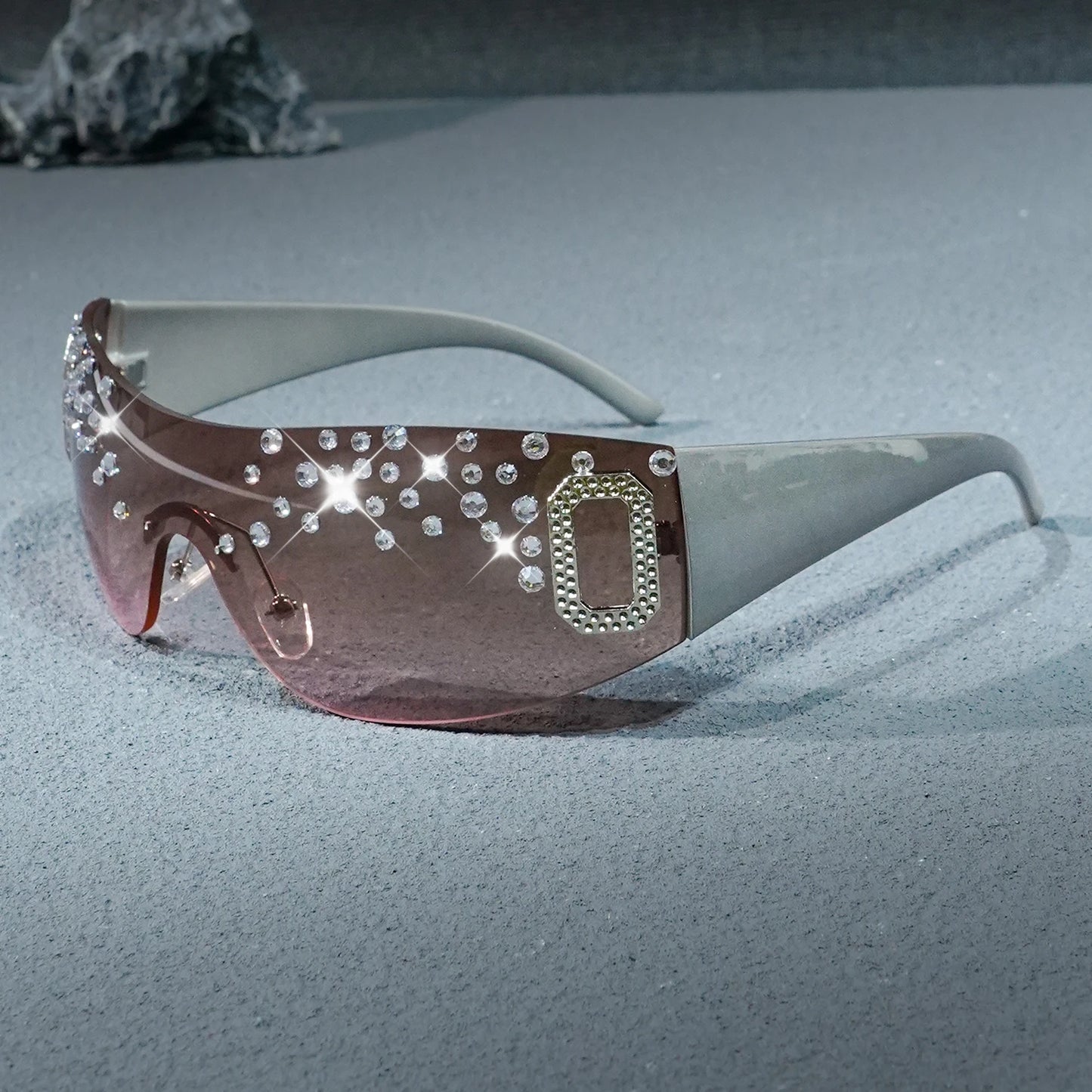 Diva Diana - Rhinestone Designer Fashion Sunglasses